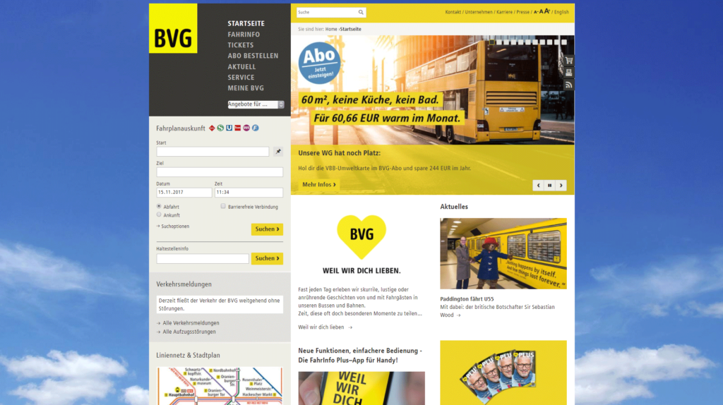 Berliner Verkehrsbetriebe » Urban Media Berliner Verkehrsbetriebe » Urban Media