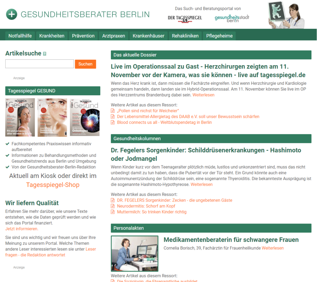 Gesundheitsberater-Berlin.de » Urban Media Gesundheitsberater-Berlin.de » Urban Media