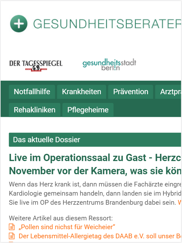 Gesundheitsberater-Berlin.de » Urban Media Gesundheitsberater-Berlin.de » Urban Media