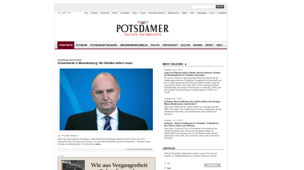 Potsdamer Neueste Nachrichten » Urban Media Potsdamer Neueste Nachrichten » Urban Media