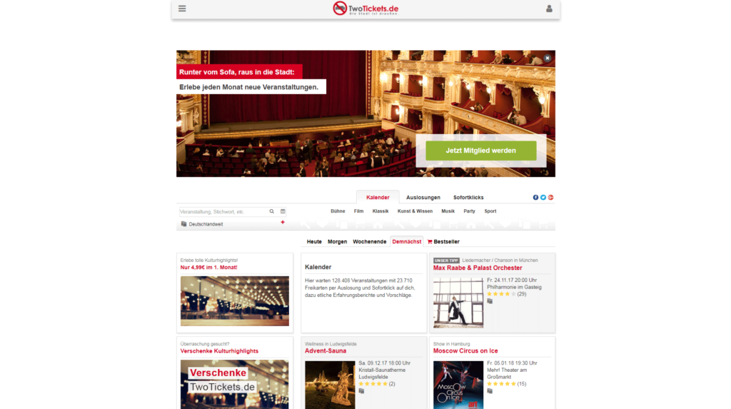 TwoTickets.de » Urban Media TwoTickets.de » Urban Media