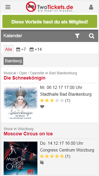 TwoTickets.de » Urban Media TwoTickets.de » Urban Media