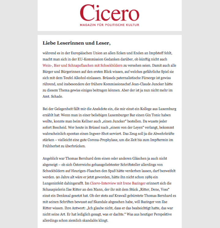 Cicero Newsletter » Urban Media Cicero Newsletter » Urban Media