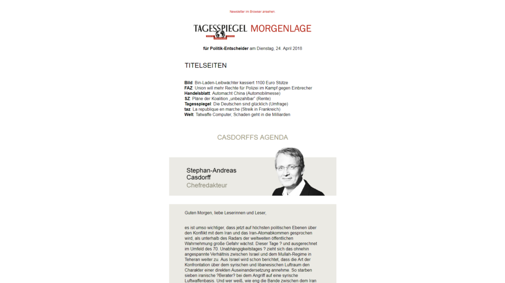 Morgenlage Politik » Urban Media Morgenlage Politik » Urban Media