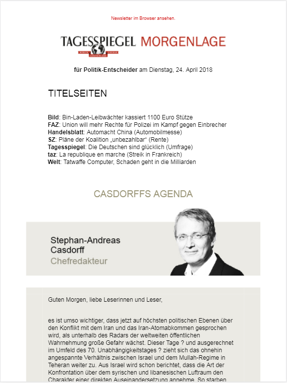 Morgenlage Politik » Urban Media Morgenlage Politik » Urban Media