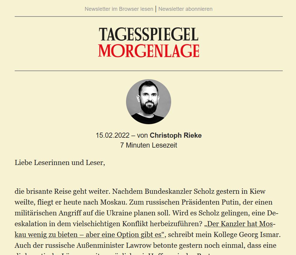 Morgenlage » Urban Media Morgenlage » Urban Media