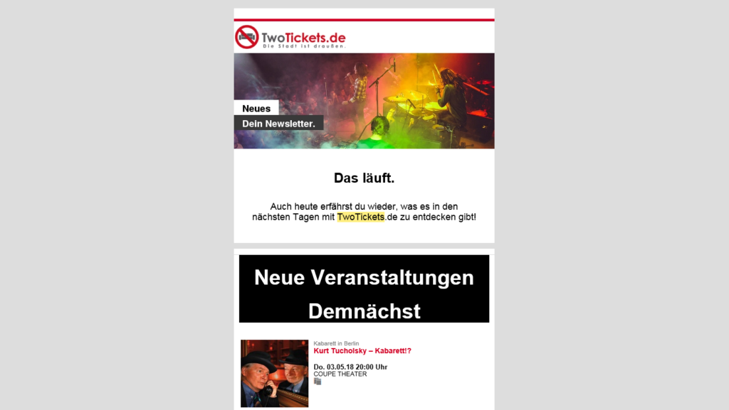 TwoTickets Newsletter » Urban Media TwoTickets Newsletter » Urban Media