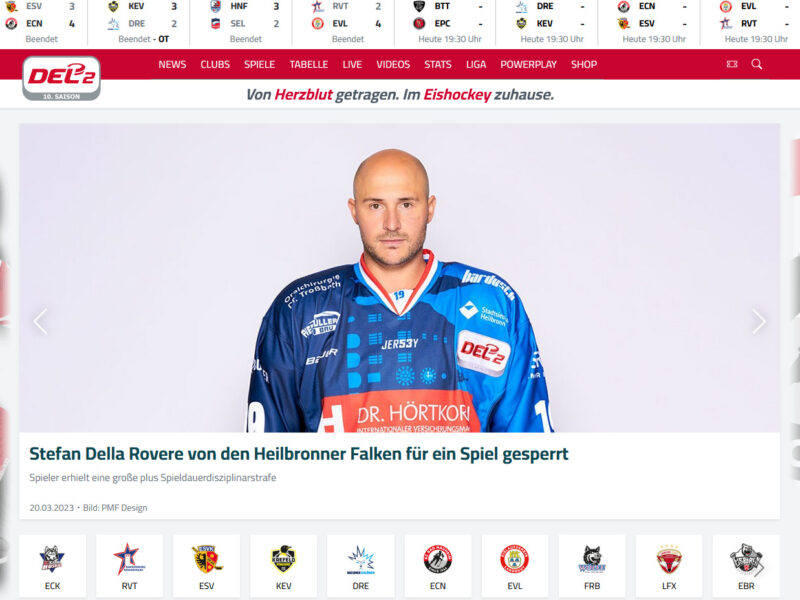 Deutsche Eishockey Liga 2 » Urban Media