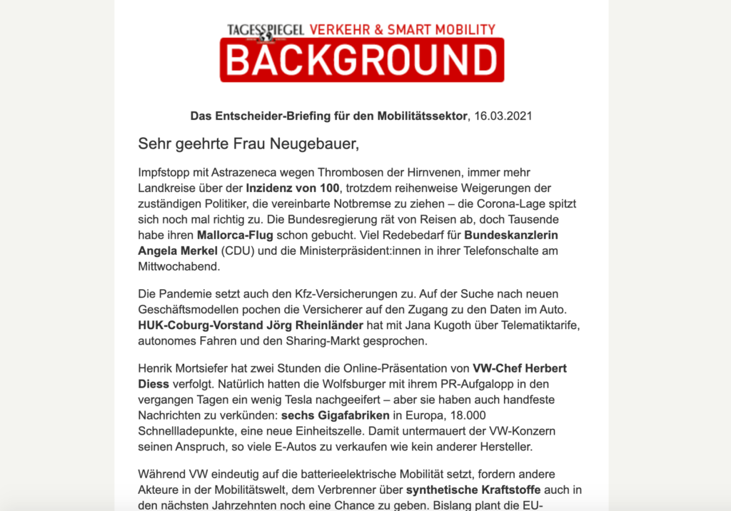 Tagesspiegel Background » Urban Media