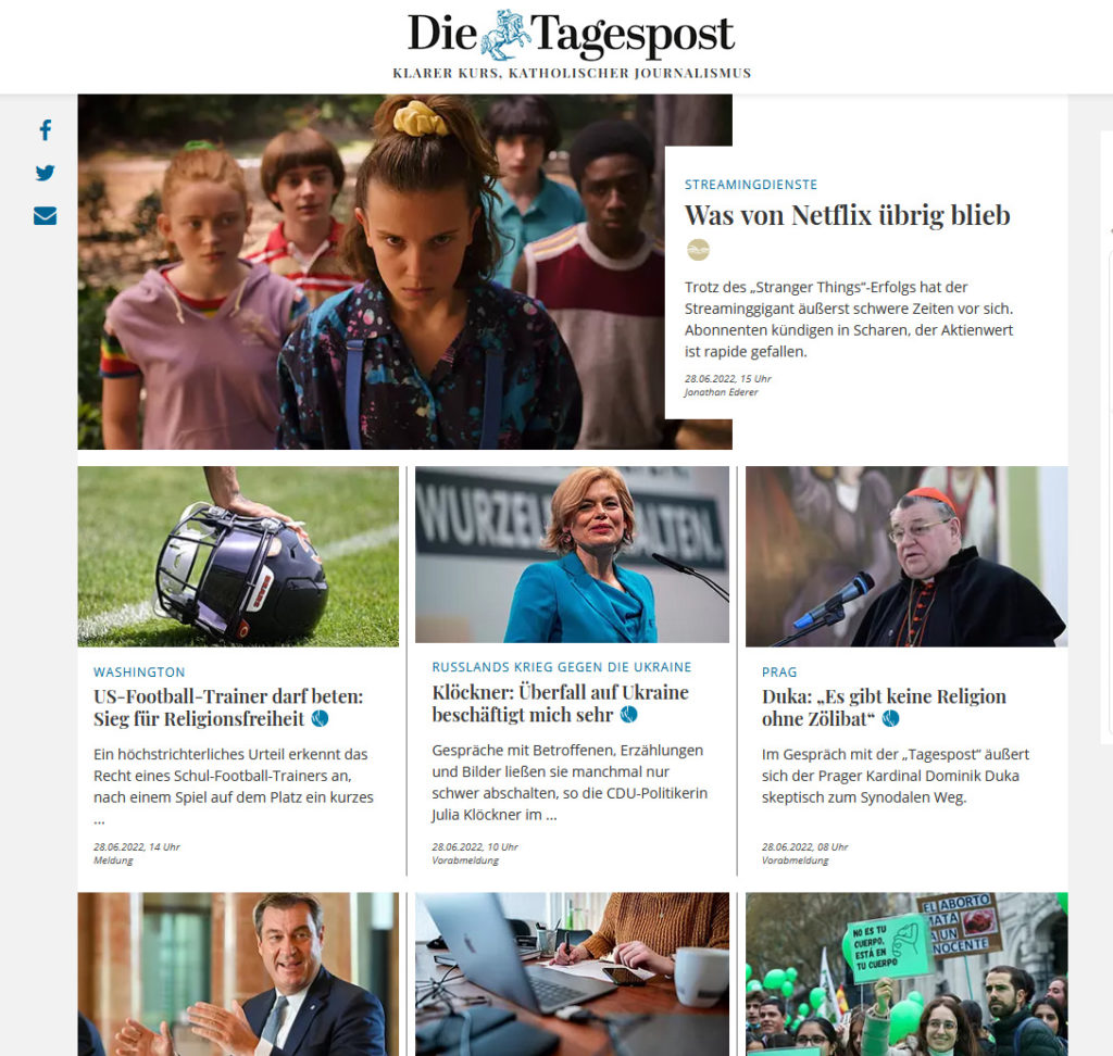 Die Tagespost » Urban Media