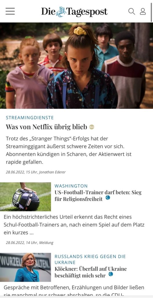 Die Tagespost » Urban Media